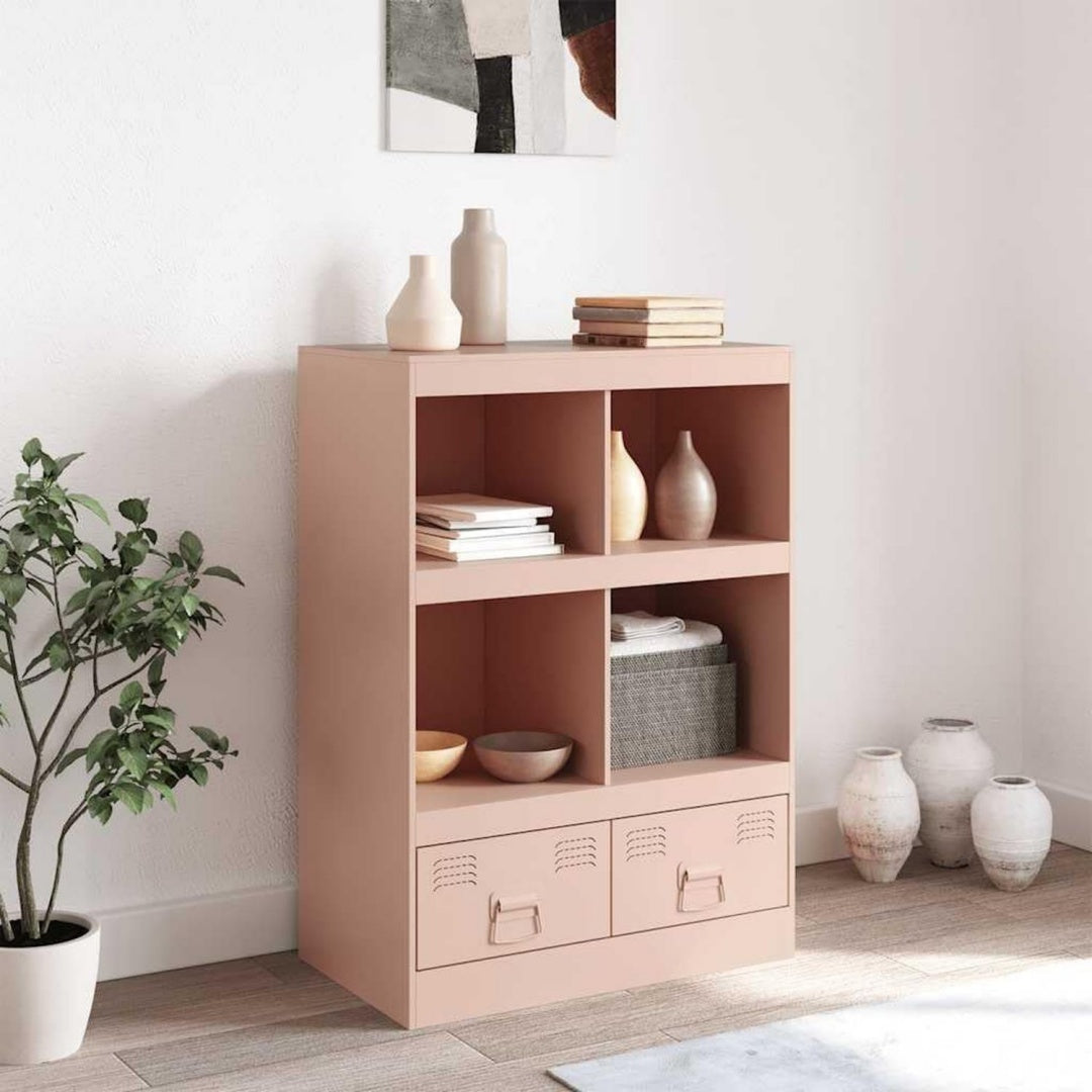 Sideboard mit den Massen 67 x 39 x 95 cm in Rosa