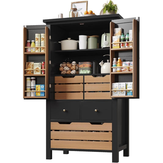 5 Schubladen an dem Hochschrank