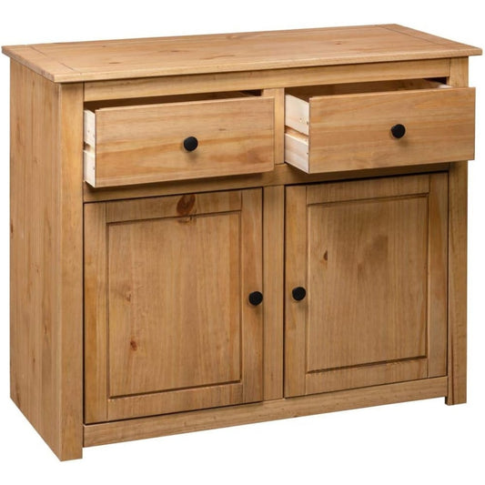 Sideboard mit Holzoptik, Schubladen und geschlossenem Stauraum