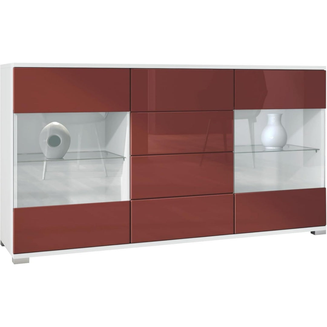 Sideboard verbindet 4 Schubladen und beschichtete Flaechen