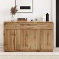 3 Tueren treffen auf 3 Schubladen an dem Sideboard