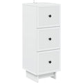 Sideboard mit den Massen 33 x 34.5 x 90 cm in Weiss