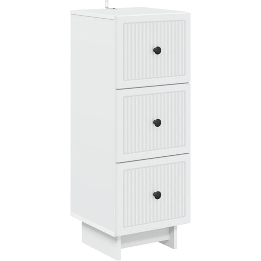 Sideboard mit den Massen 33 x 34.5 x 90 cm in Weiss
