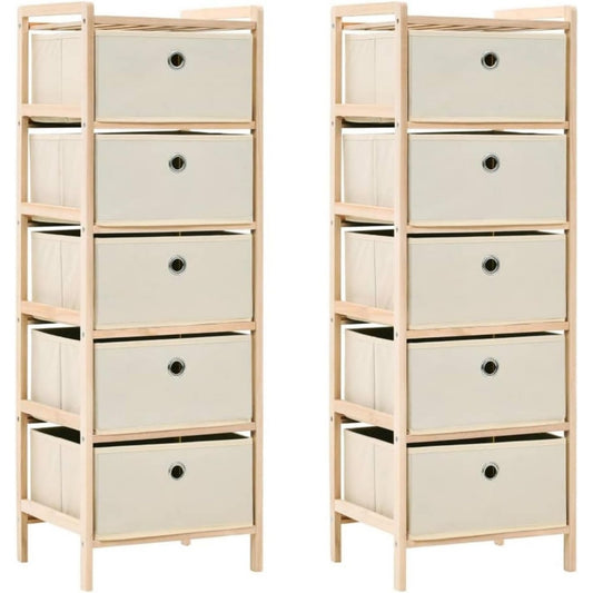 Das Sideboard zeigt sich in Beige