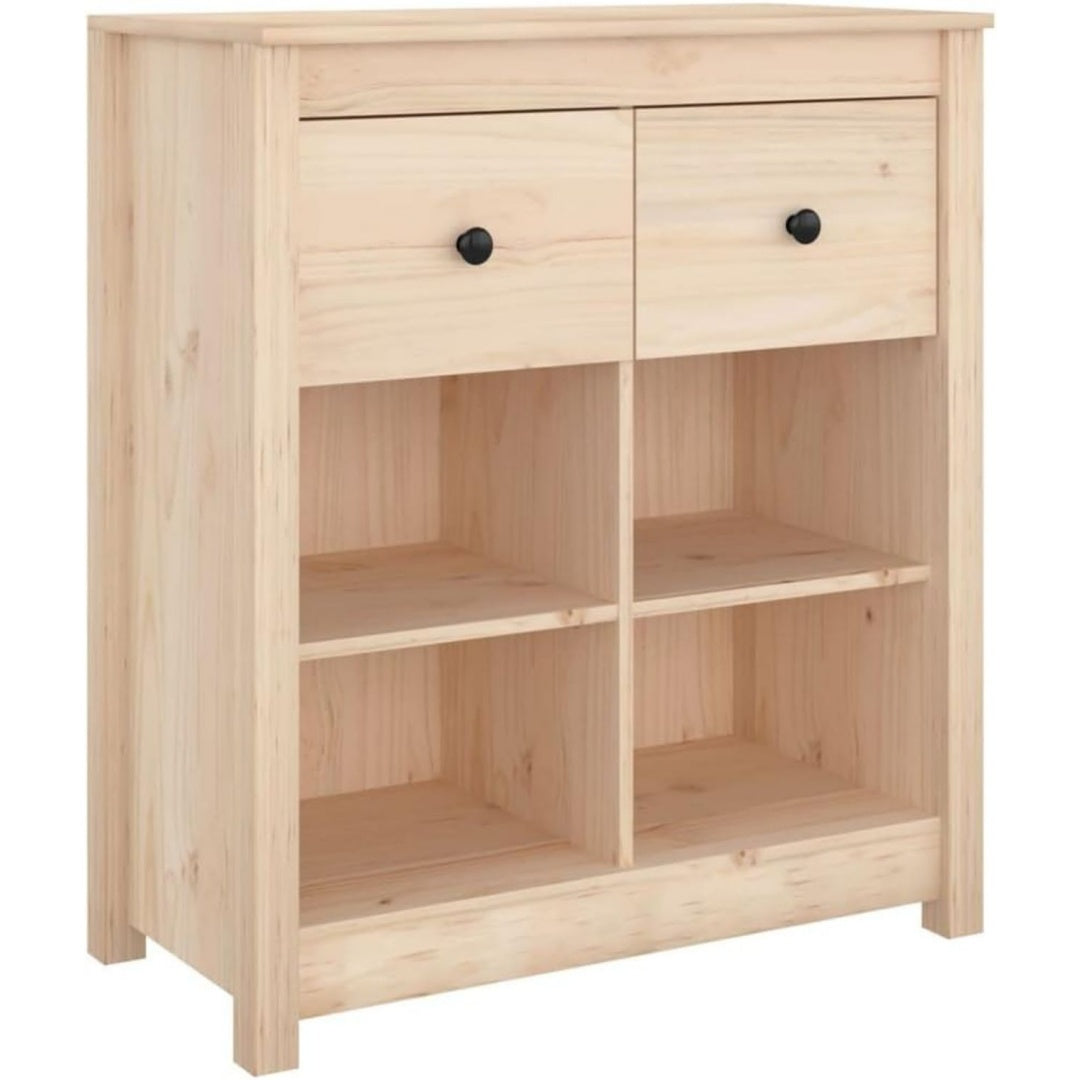 Sideboard in Naturbraun aus Massivholz