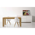 Sideboard verbindet eine ausziehbare Konstruktion und matte Oberflaechen